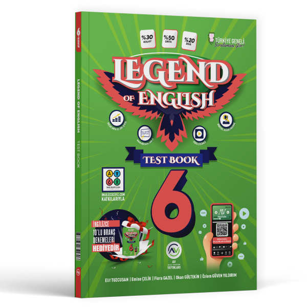6.SINIF AV LEGEND OF ENGLİSH SERİ TESTBOOK - 25-26